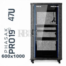 Armario Rack 47U 600x1000 | Phasak Pro PHO-6147 19 In